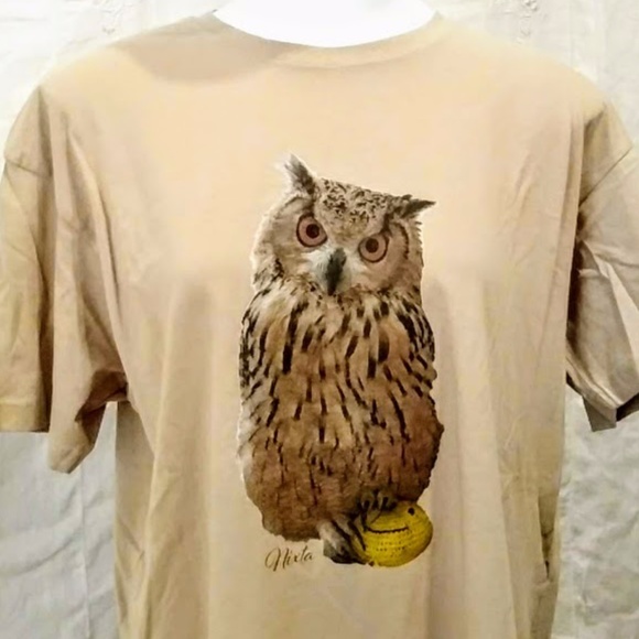 Cotton Heritage Other - ✌️Nixta the Owl Tee